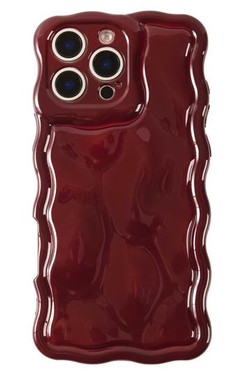 Auramma Meteorite Iphone 16 Pro Iphone Case In Burgundy