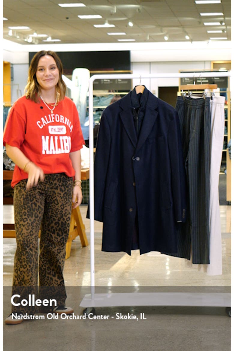 Delroy Wool Topcoat with Removable Bib video