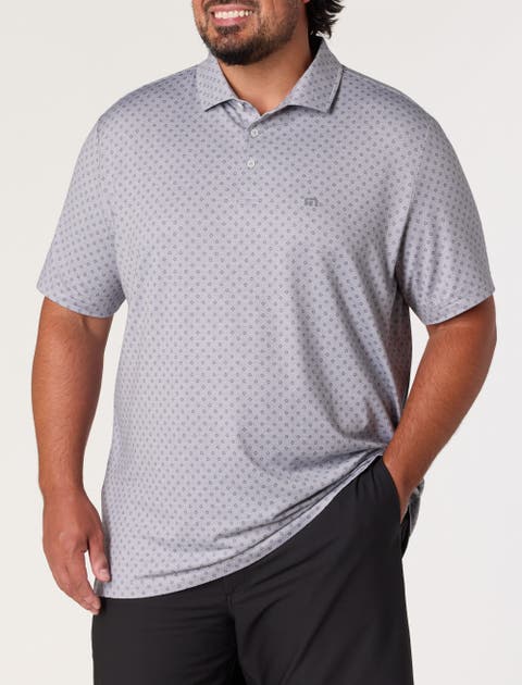 Big & Tall Final Drive Geometric Polo Shirt
