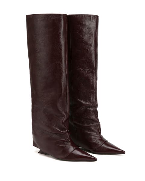 Stated Leather Boot