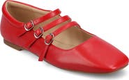 Journee Collection Darlin Multi Strap Mary Jane Flat