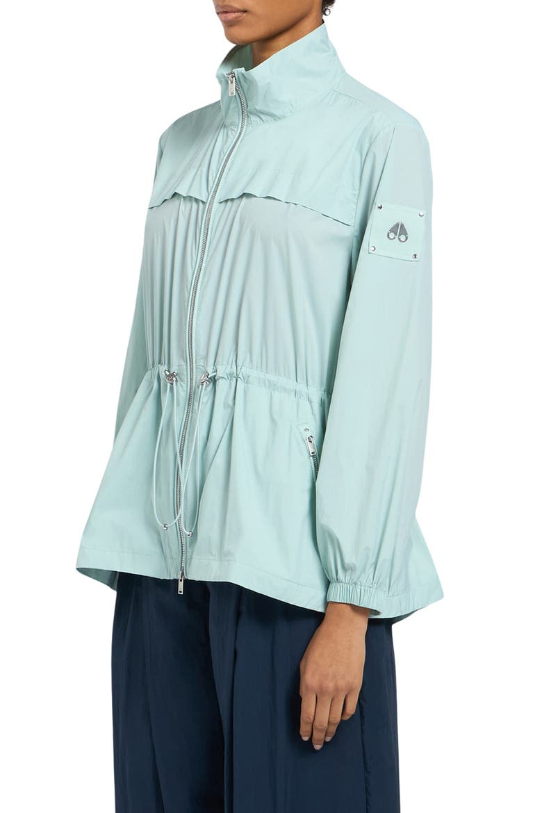 Labelle Water Repellent Ripstop Jacket, Alternate, color, TIDE