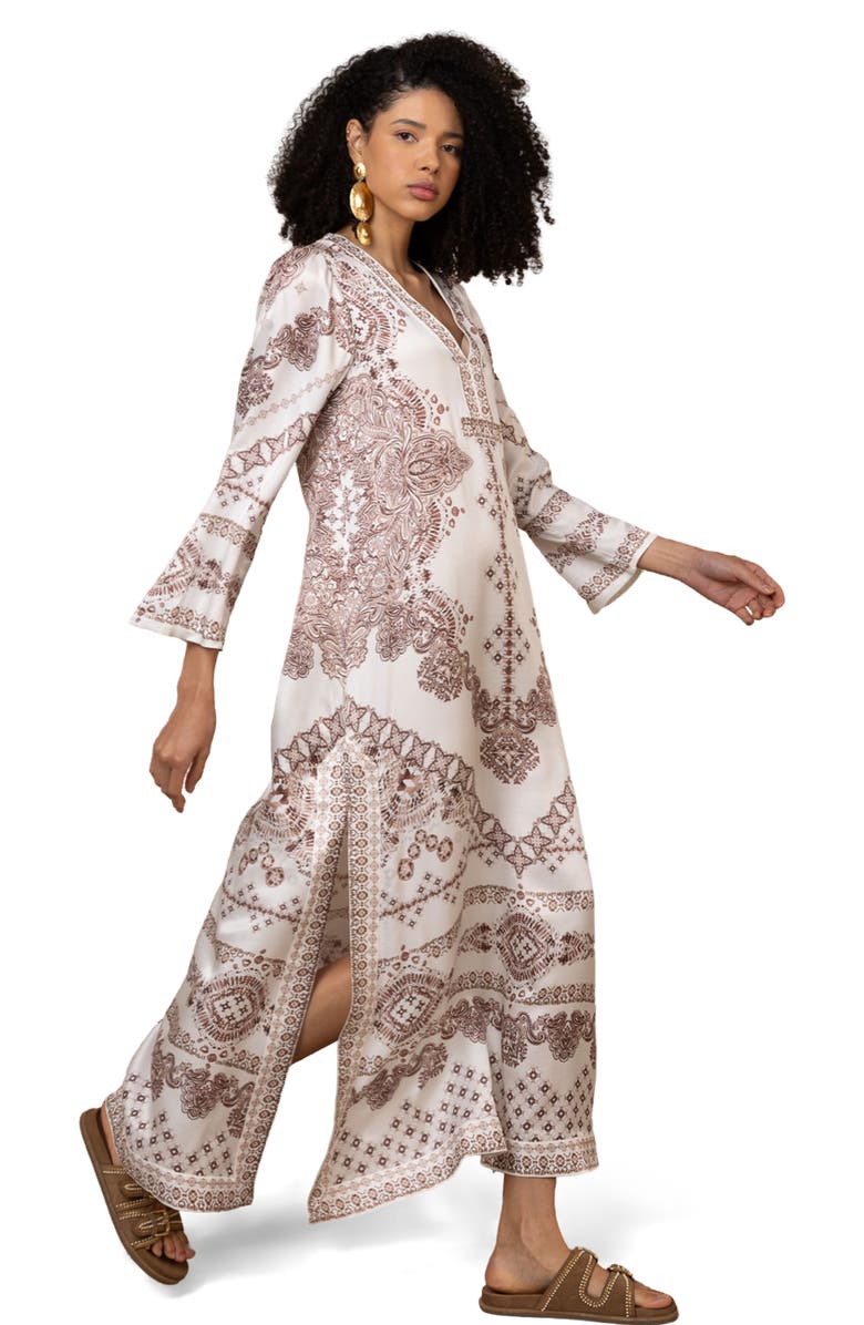 Hale Bob Bridie Charmeuse Dress, Alternate, color,