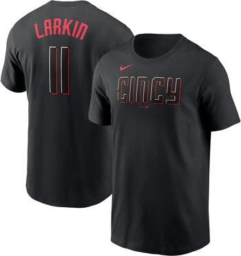 売れ筋商品|||ナイキ Tシャツ トップス レディース Men's Barry Larkin Red Cincinnati Reds Cooperstown Collection Name & Number T-shirt Red Men's Cincinnati Reds Barry Larkin Nike Red Cooperstown