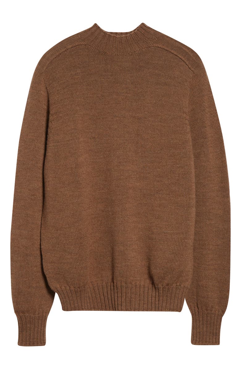 De Bonne Facture Countryside Wool Sweater, Alternate, color, Hazelnut