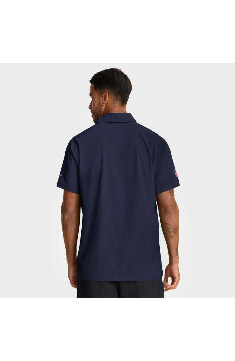 Nike Men's Nike Navy Denver Broncos Sideline City Pride Woven Performance Polo, Alternate, color, Navy