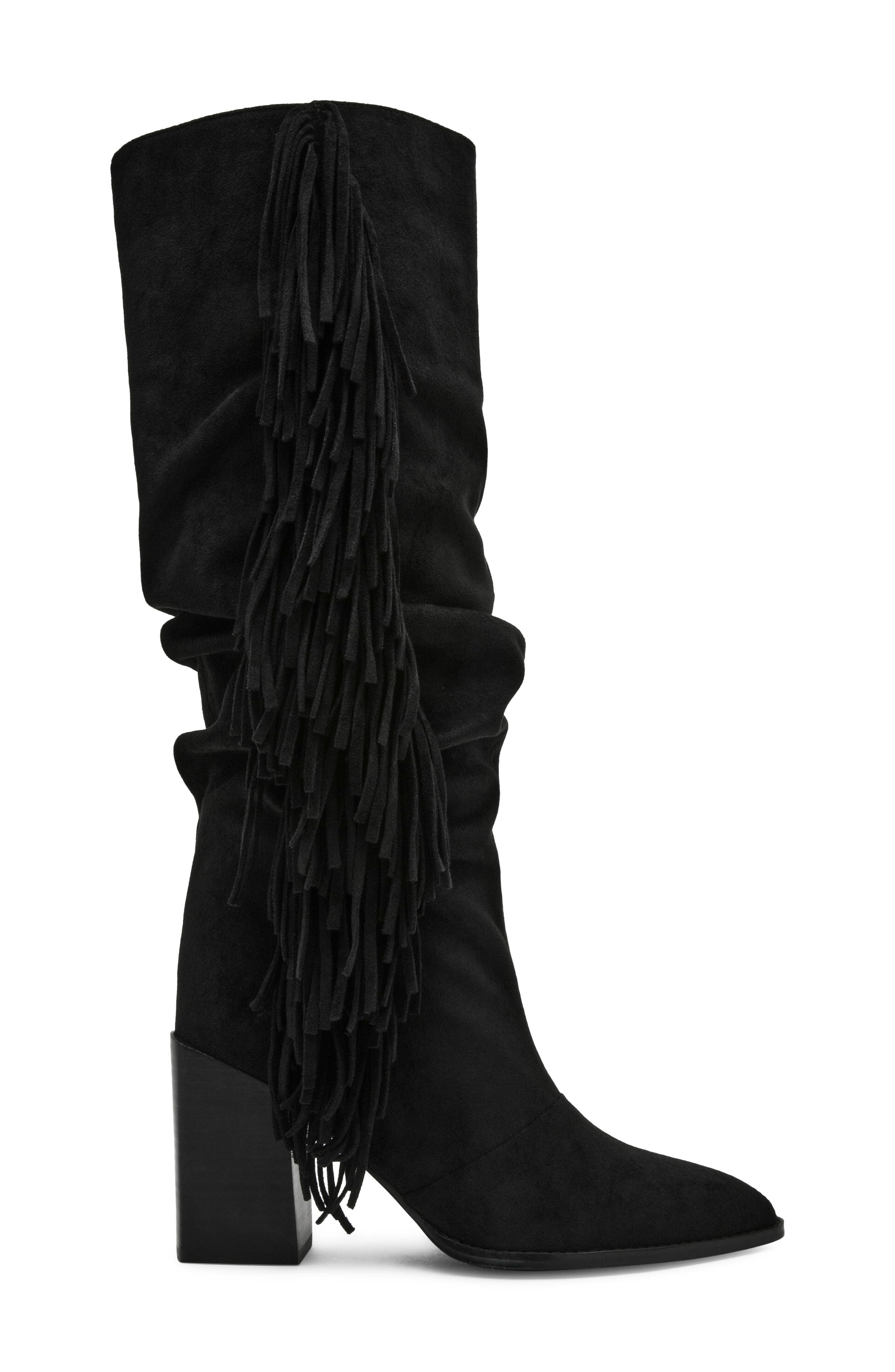 Lannie Knee High Boot, Alternate, color, BLACK