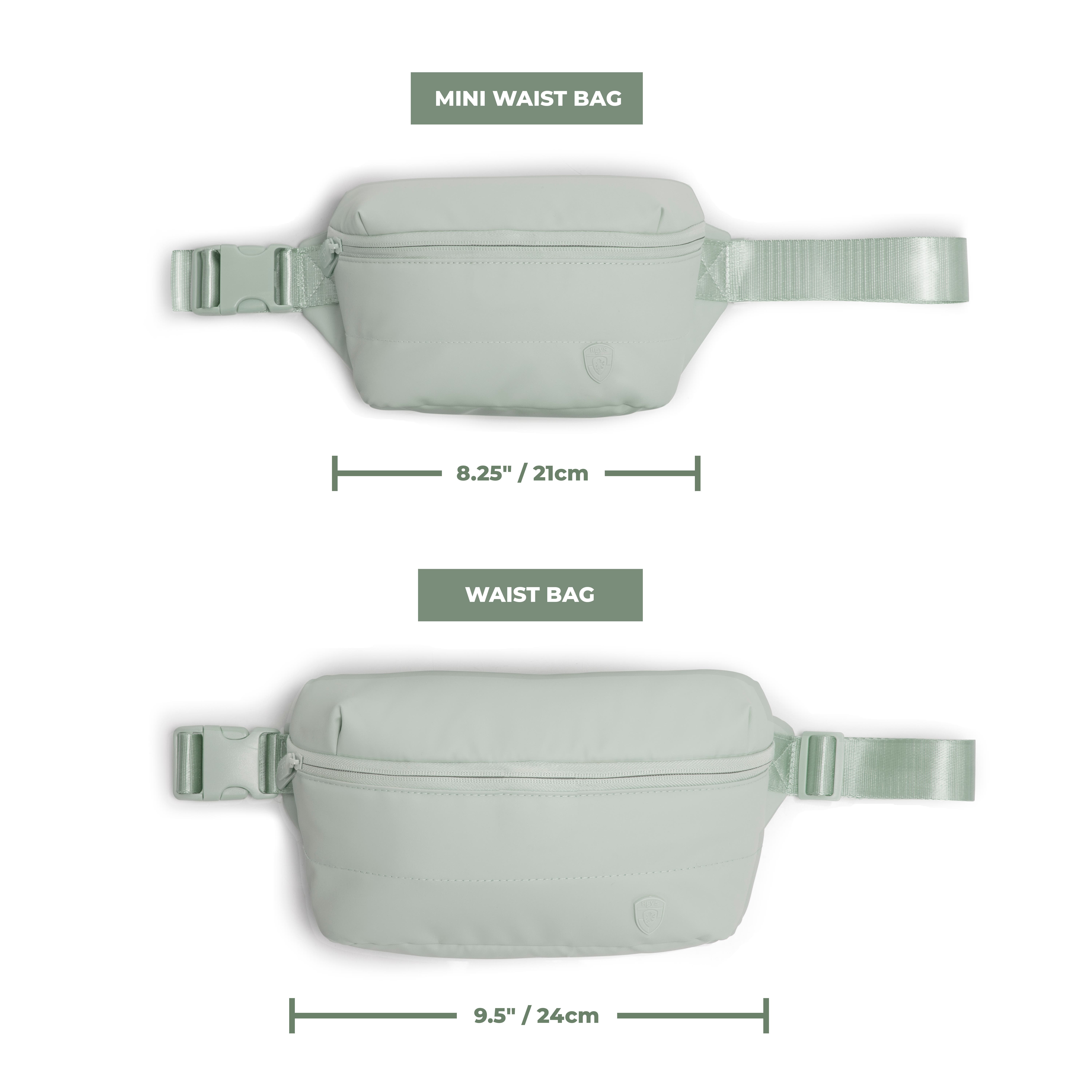 The Puffer Mini Waist Bag, Alternate, color, Sage Green