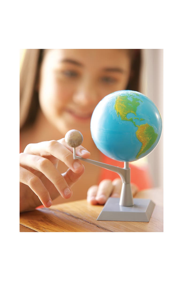 4M KidzLabs Earth Moon Model Making Kit, Alternate, color, Multicolored