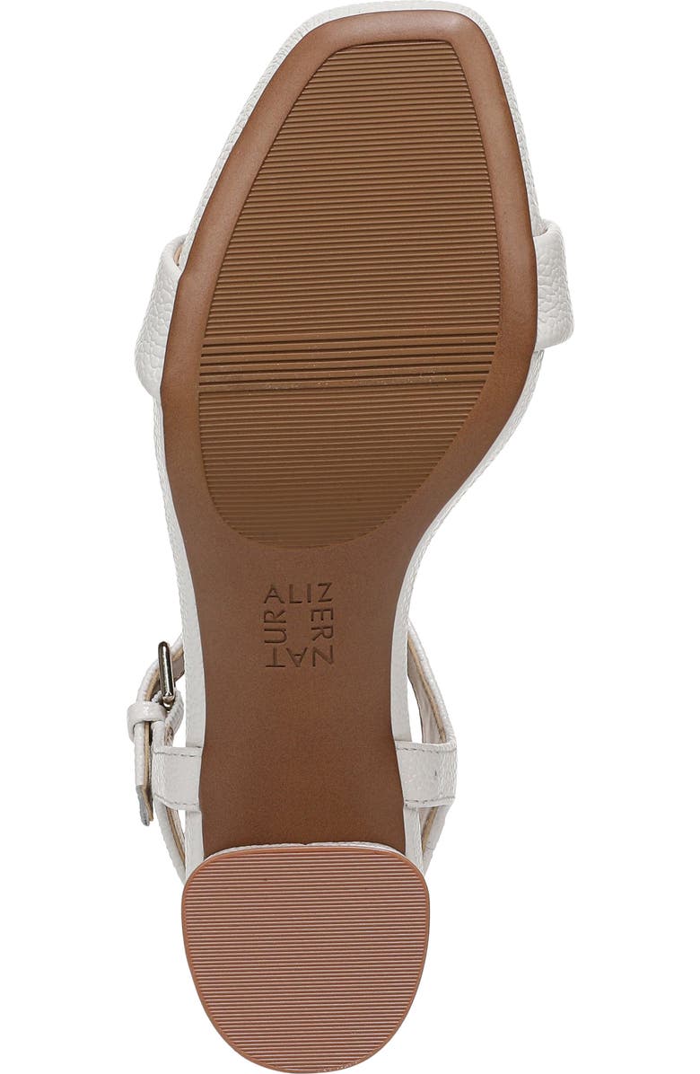 Naturalizer Izzy Block Heel Sandal, Alternate, color, Warm White
