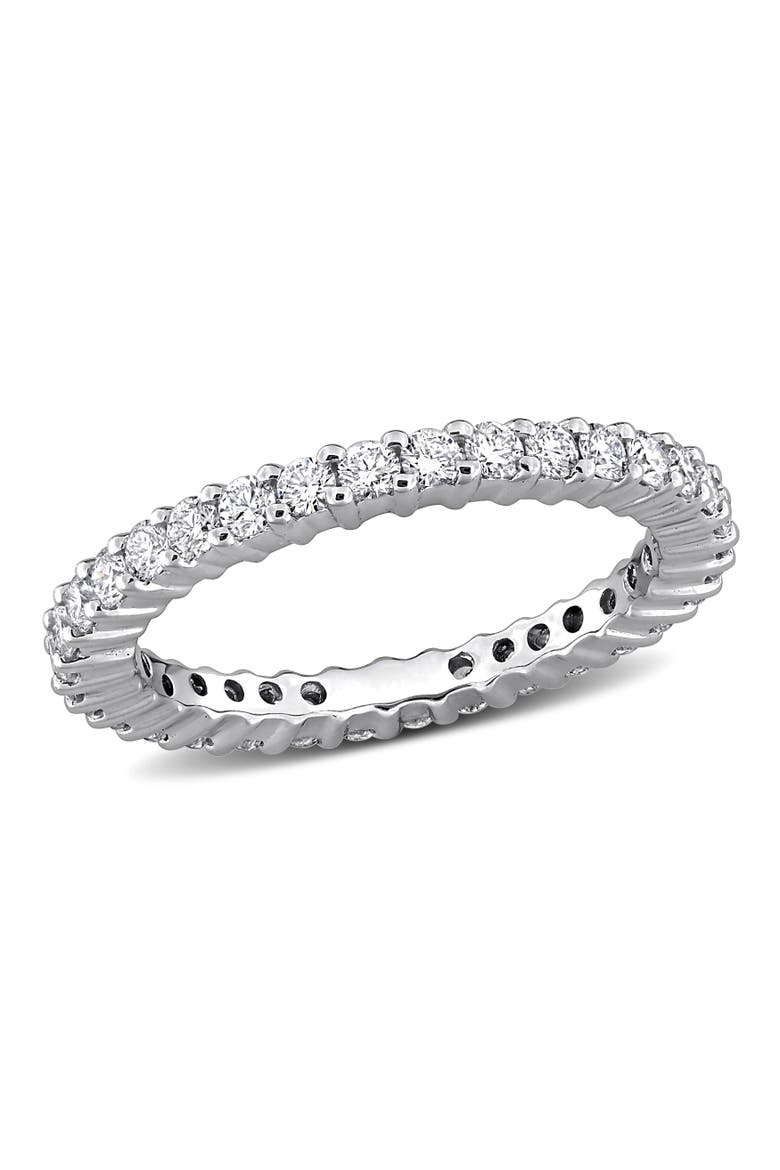 1 CTW Lab Grown Diamond Eternity Ring 14k, Main, color, White Gold