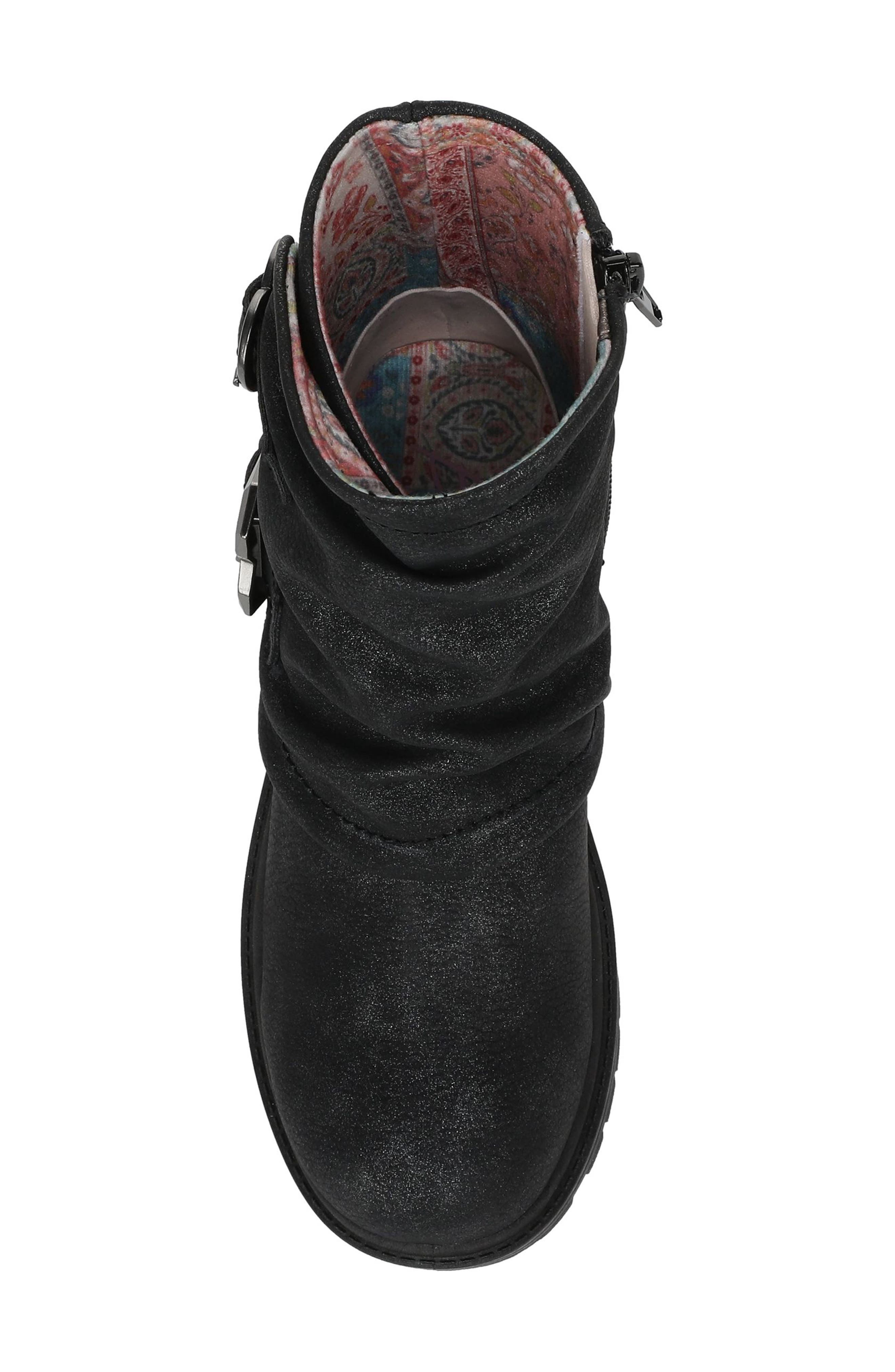 Kids' Venice Faux Leather Boot, Alternate, color, BLACK FAUX LEATHER
