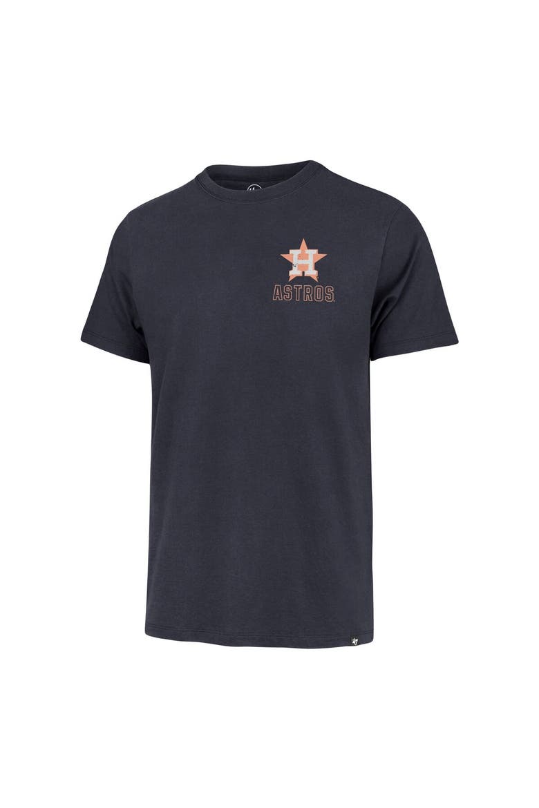 Men's '47 Navy Houston Astros Hang Back Franklin T-Shirt, Alternate, color, Navy