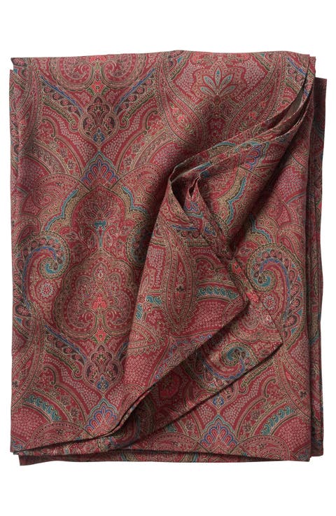 Paisley Linen Tablecloth