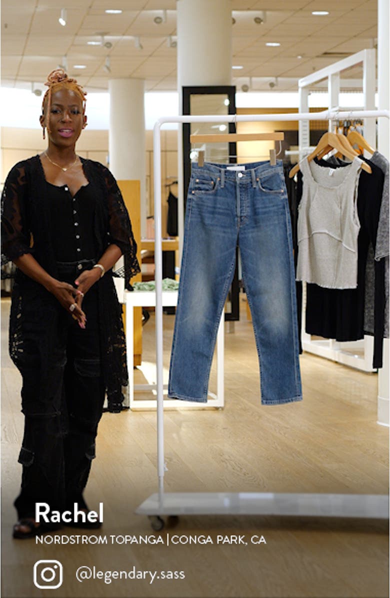 The Tomcat Ripped Crop Straight Leg Jeans, sales video thumbnail