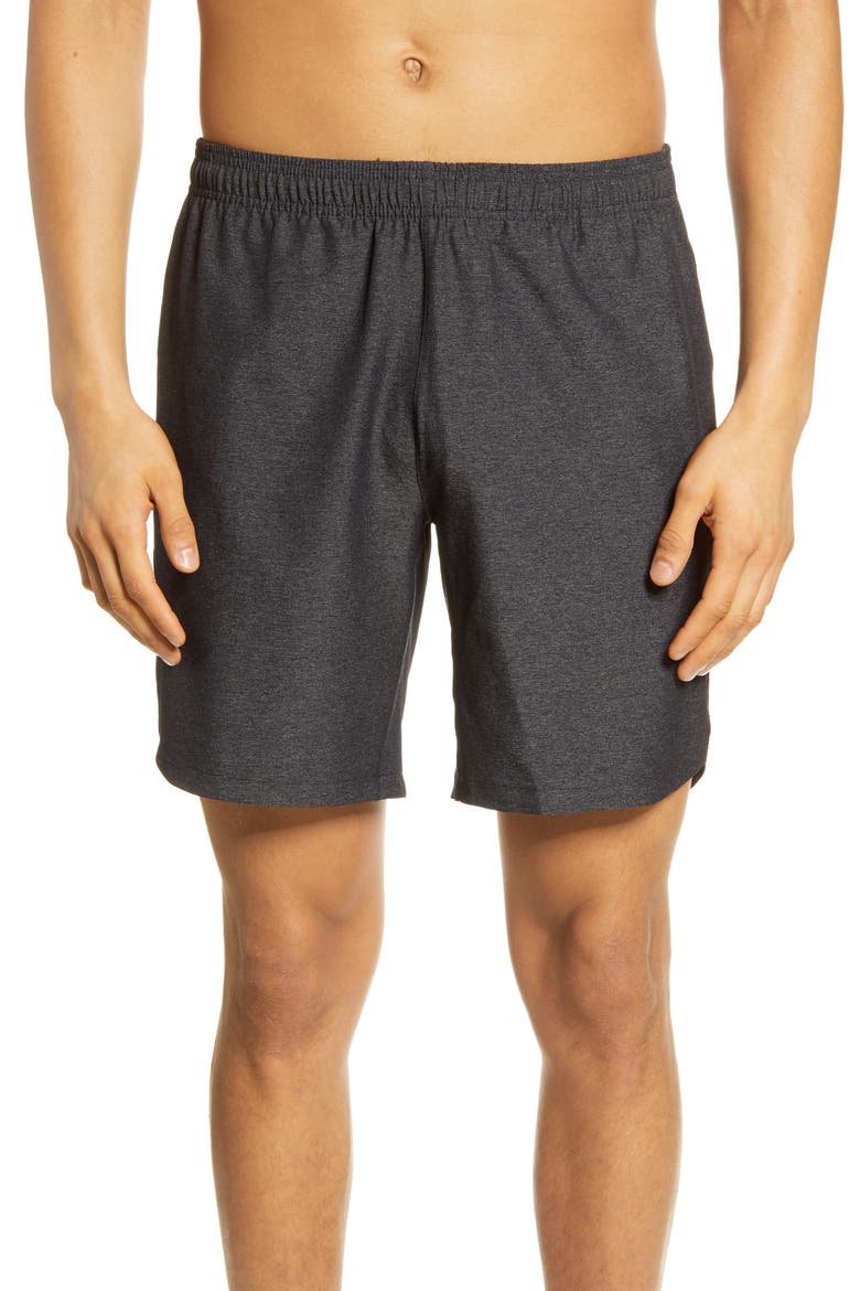 Guru Athletic Shorts, Alternate, color, BLACK