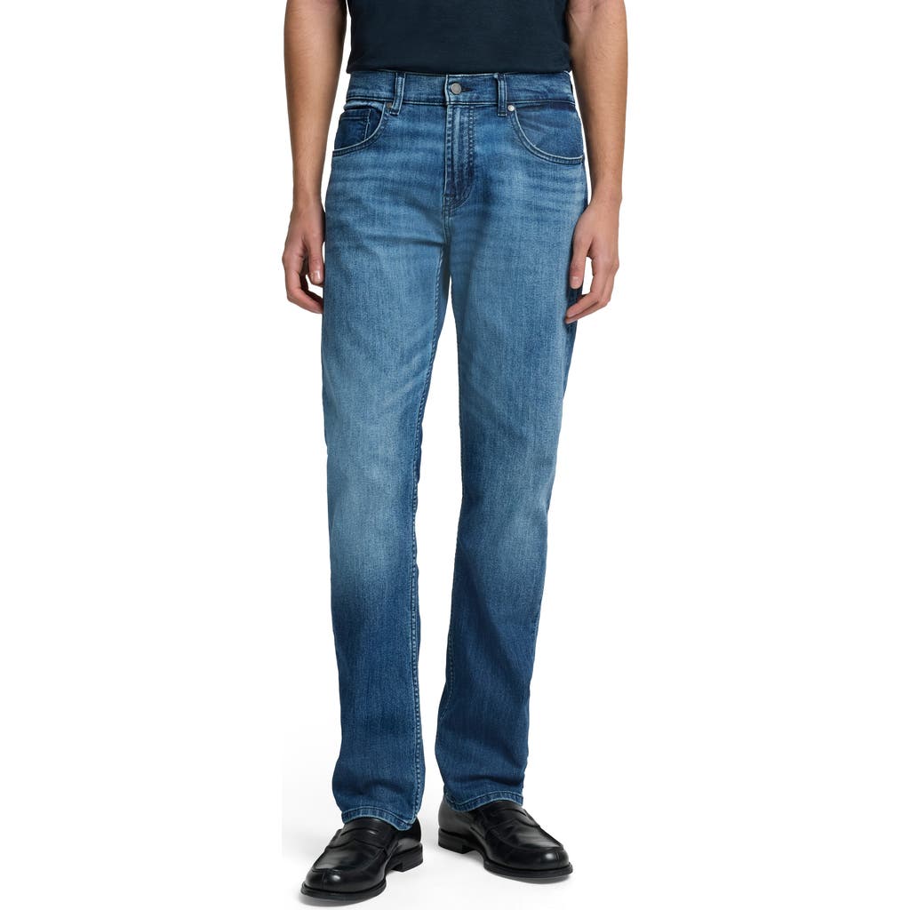 7 For All Mankind The Straight Leg Jeans In Blue