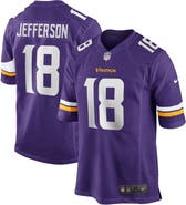Nike Men's Nike Justin Jefferson Purple Minnesota Vikings Player Game Jersey