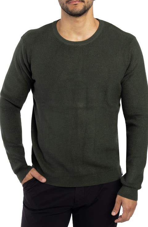 Ribbed Crewneck Sweater