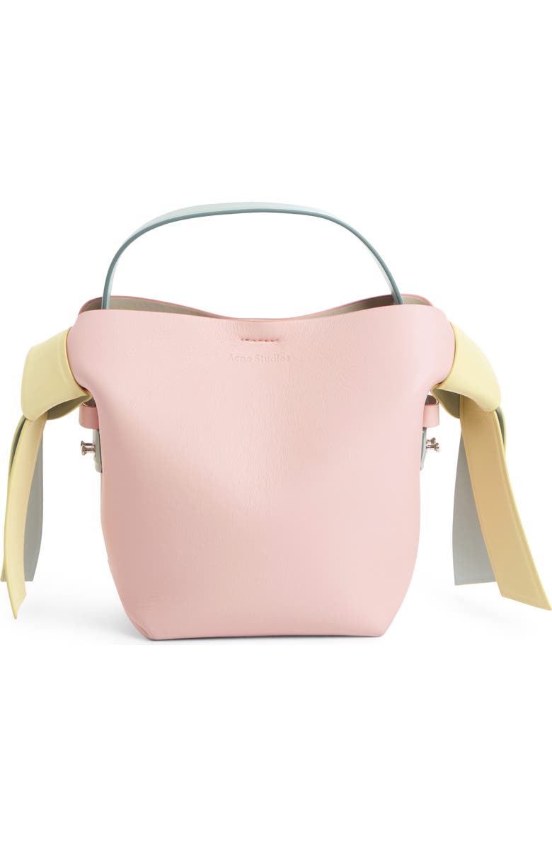 Acne Studios Mini Musubi Leather Top Handle Bag, Main, color,