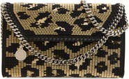 Stella McCartney Falabella Beaded Leopard Wallet on a Chain
