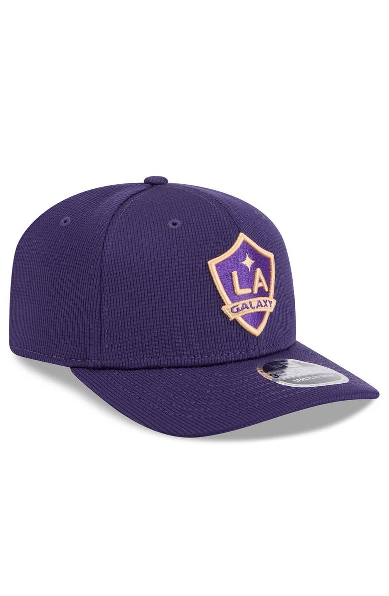 New Era Men's New Era  Purple LA Galaxy 2025 Jersey Hook 9SEVENTY Stretch-Snap Hat, Alternate, color, 
