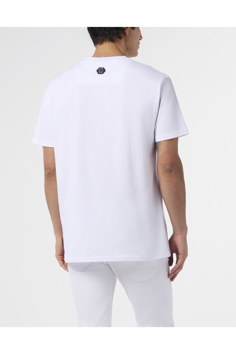 Round Neck T-Shirt Logo Stones Men, Alternate, color, white