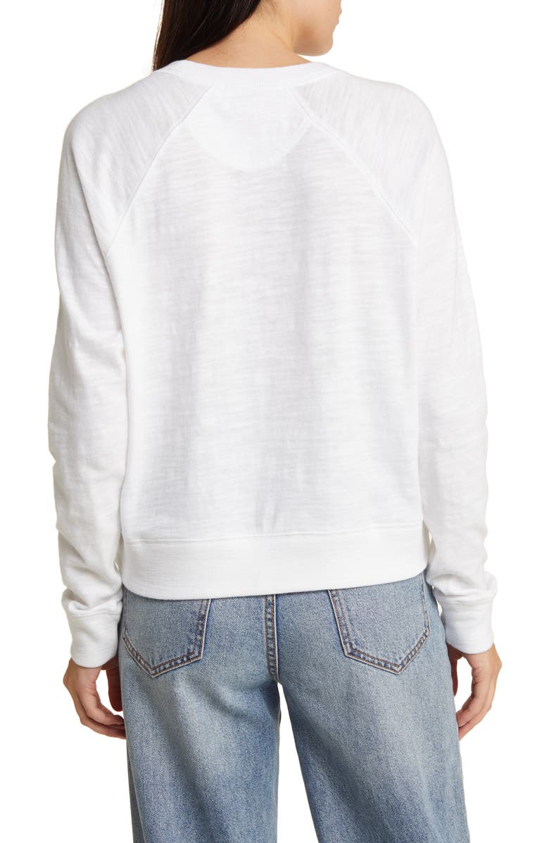 Faherty Organic Cotton Slub Sweatshirt, Alternate, color, 