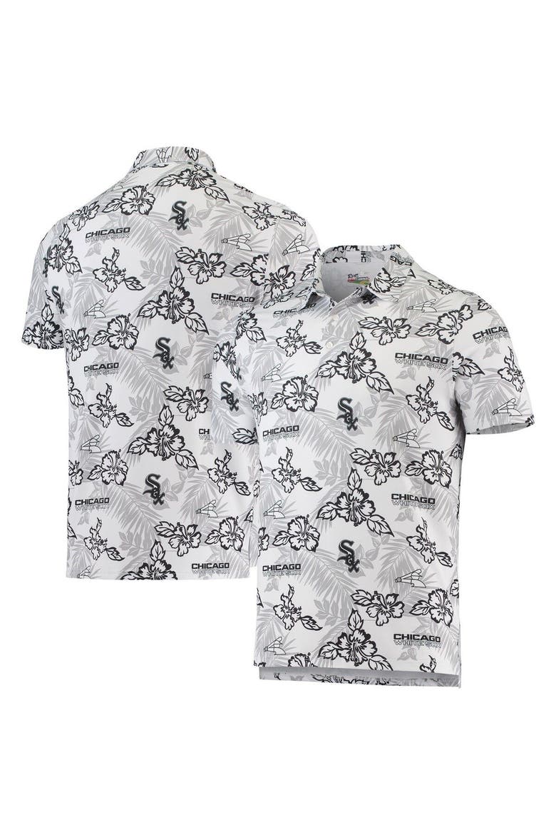 Men's Reyn Spooner White Chicago White Sox Performance Polo, Main, color, White
