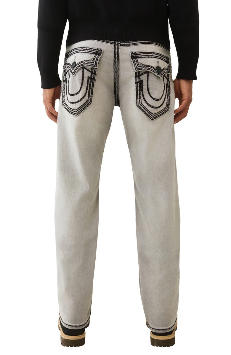 True Religion Ricky Super QT Straight Jeans, Alternate, color, Gritstone Grey Wash