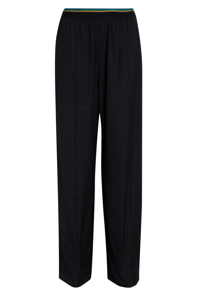 Wide Leg Trousers, Alternate, color, BLACK