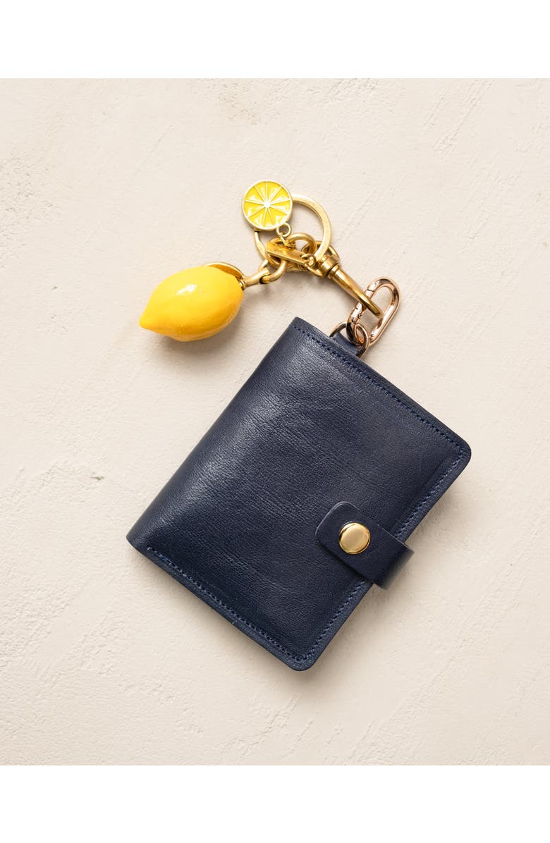 Casupo Lemon Bag Charm with Keychain, Alternate, color, Lemon Yellow