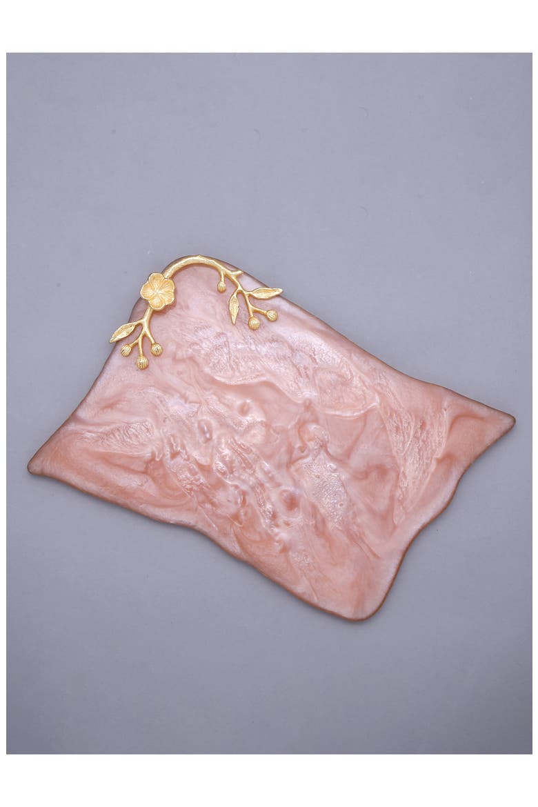 Decorative Resin Serving Board, Alternate, color, PINK