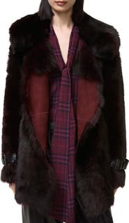 Burberry Short Shearling Linley Coat