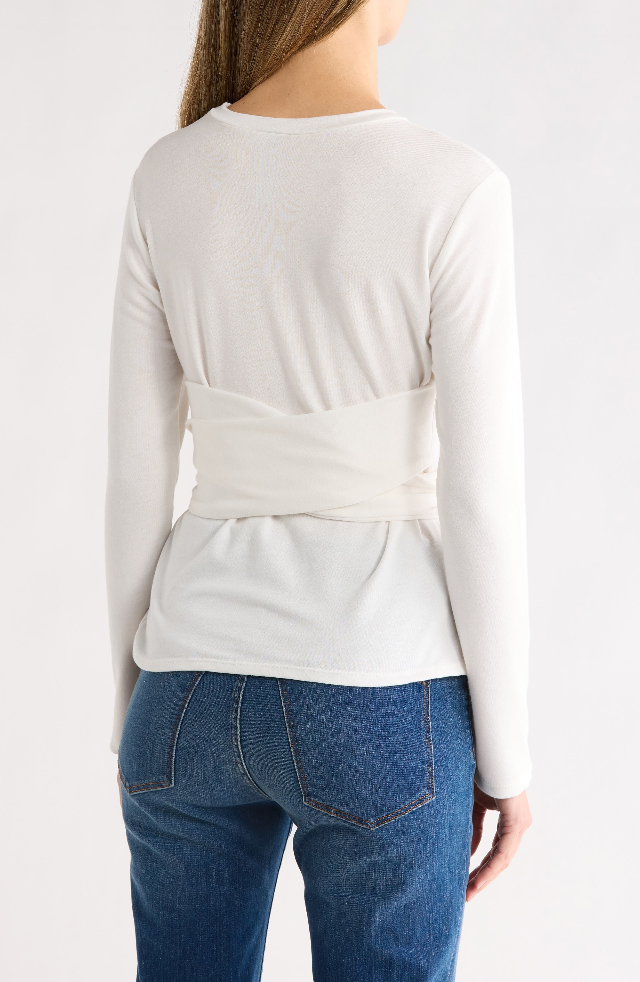 Tie Front Knit Sweater - image 4