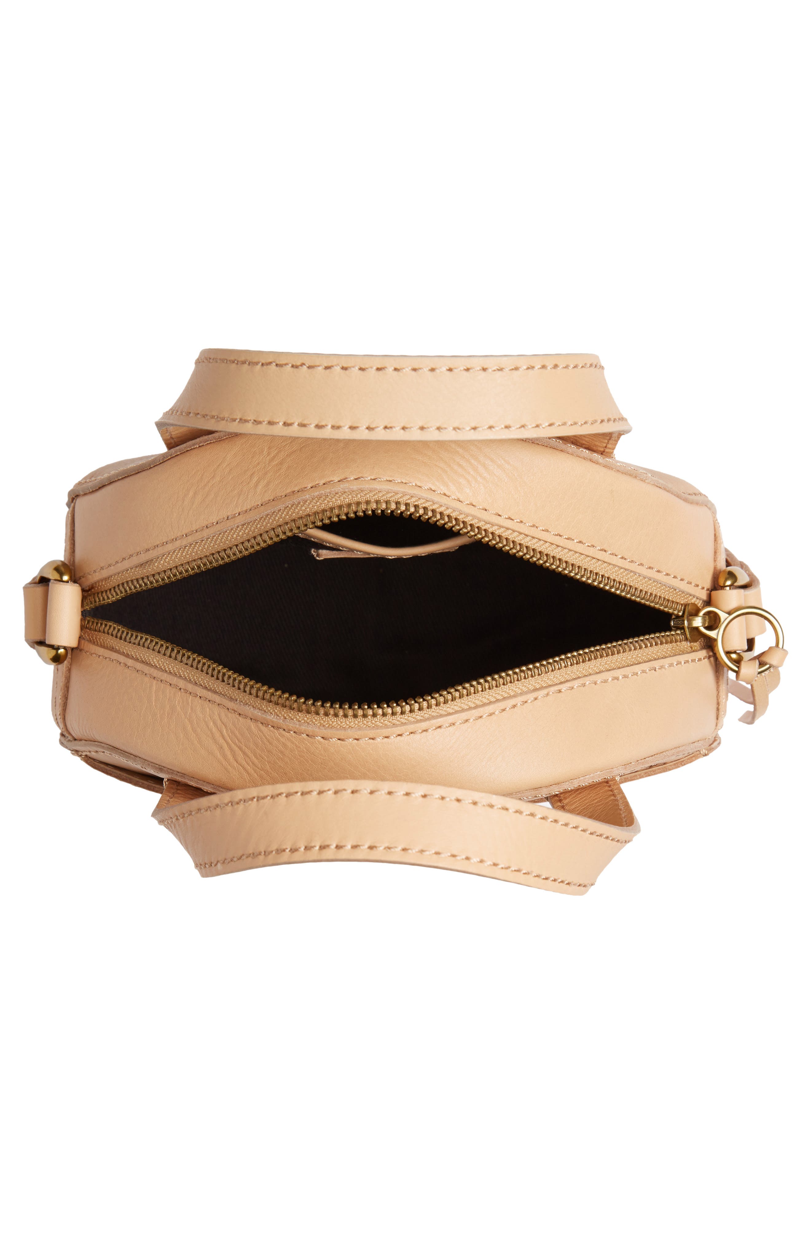 Madewell Juno Circle Leather Crossbody Bag, Alternate, color, 
