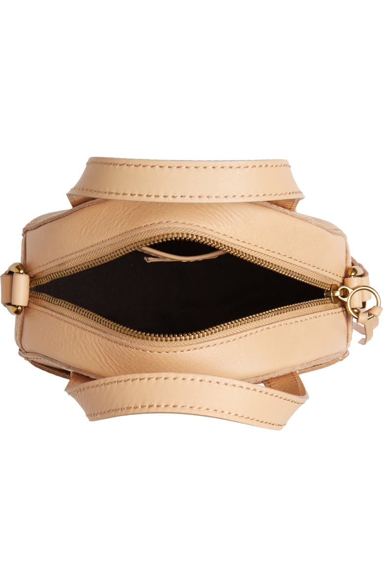 Madewell Juno Circle Leather Crossbody Bag, Alternate, color,
