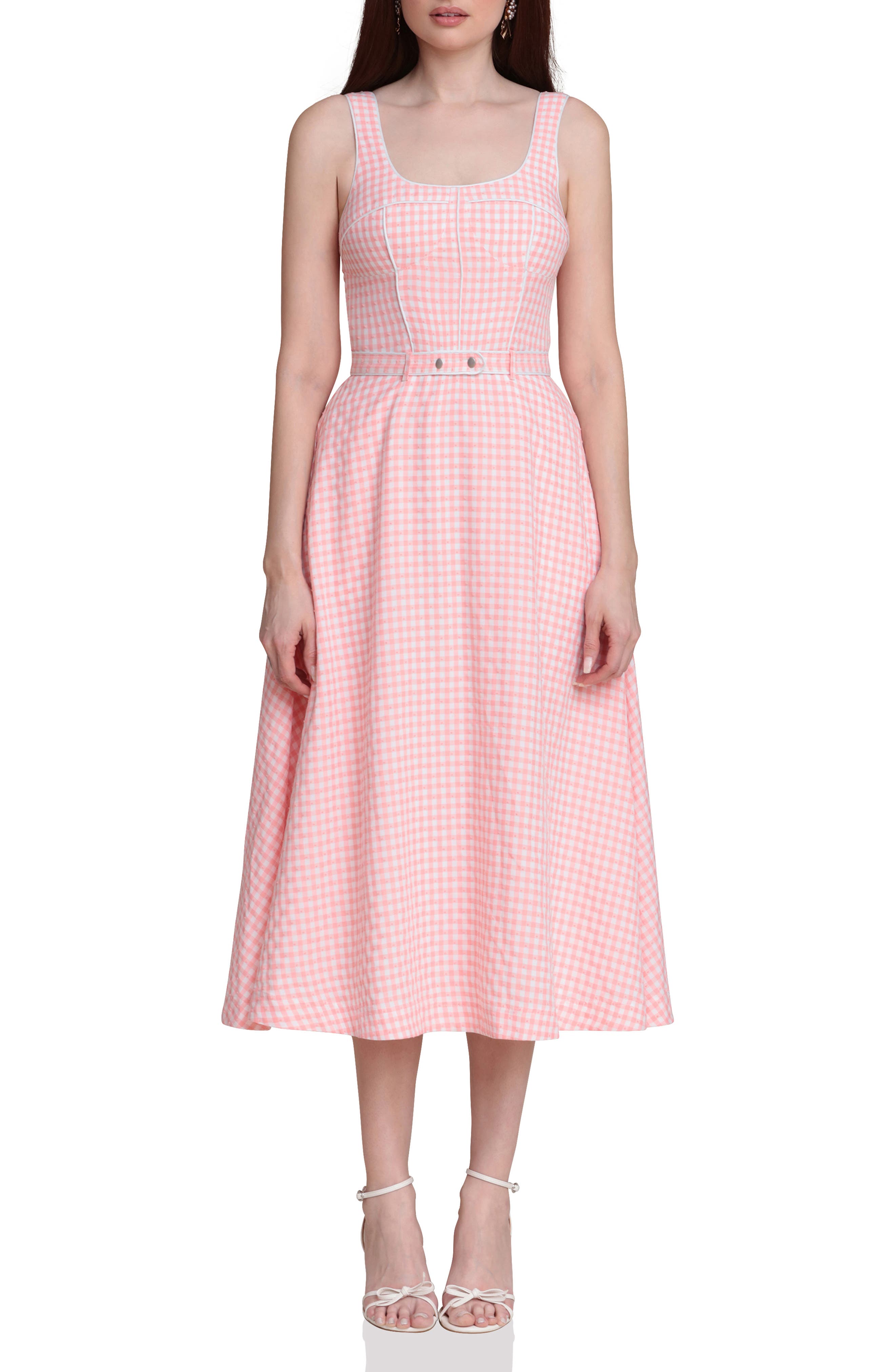 selected PINK - WHITE GINGHAM