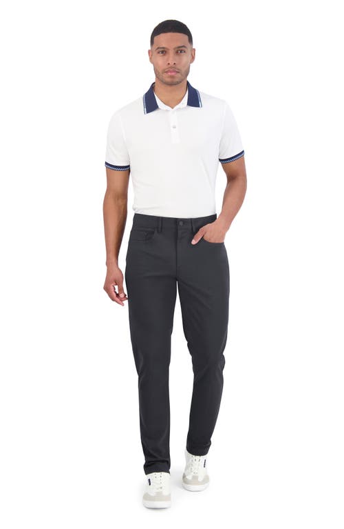 Ben Sherman Solid 4-way-stretch Tech Golf Pants In Dark Grey