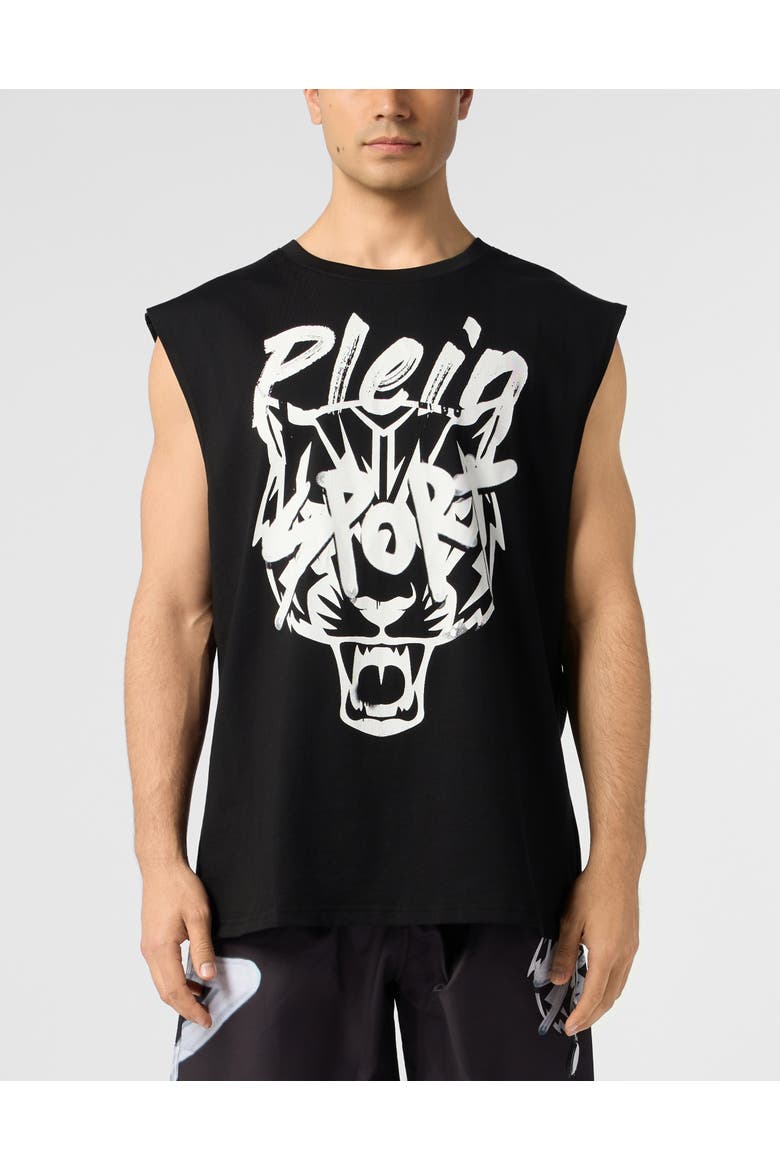Tanktop Plein Sport Men, Main, color, black