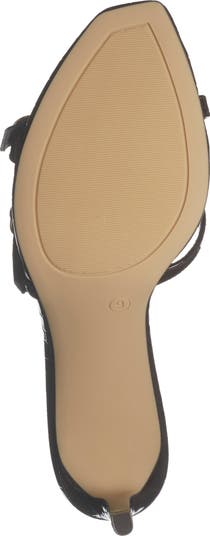 Sylvia Croc Embossed Heeled Sandal
