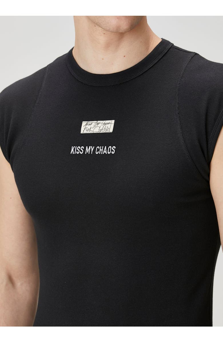 PCFG Rib Tank Top With Patch, Alternate, color, Black