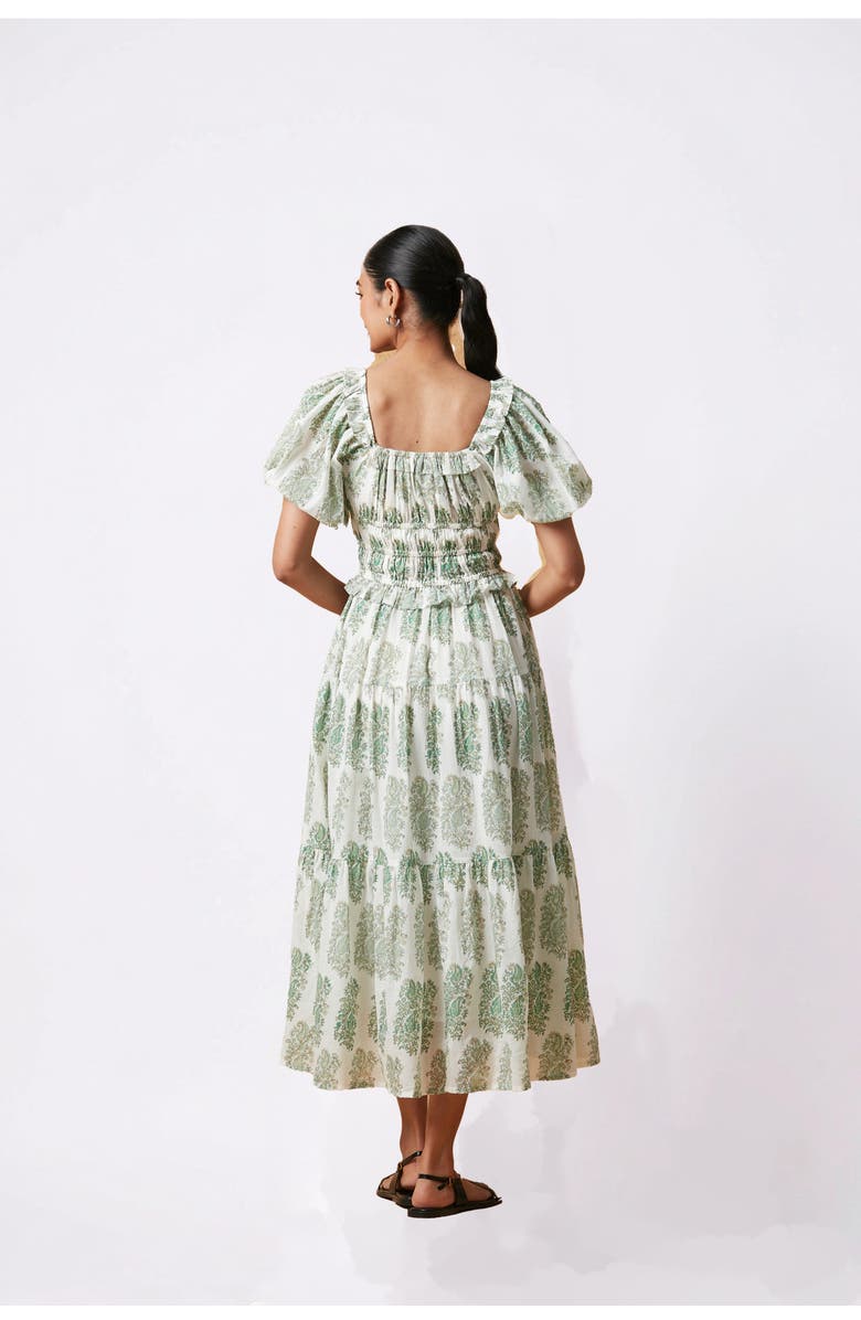 Ro's Garden Percy Midi Dress, Alternate, color, Green Mayura