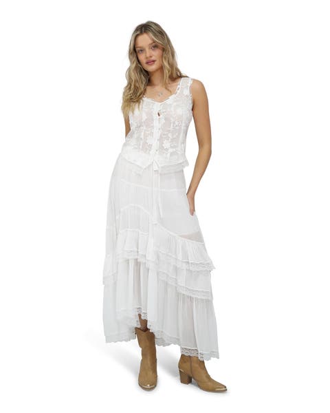 Wanderlace Ruffle Skirt