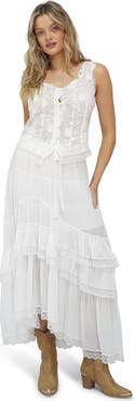 Belle & Bloom Wanderlace Ruffle Skirt