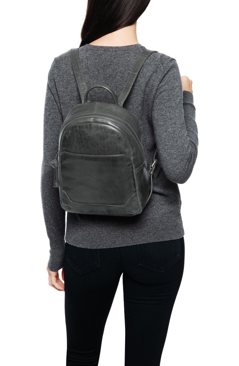 Frye Medium Melissa Calfskin Leather Backpack, Alternate, color,