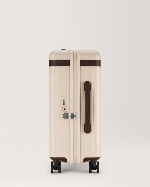 Carl Friedrik The Carry-on Zipped Suitcase In Sand/chocolate