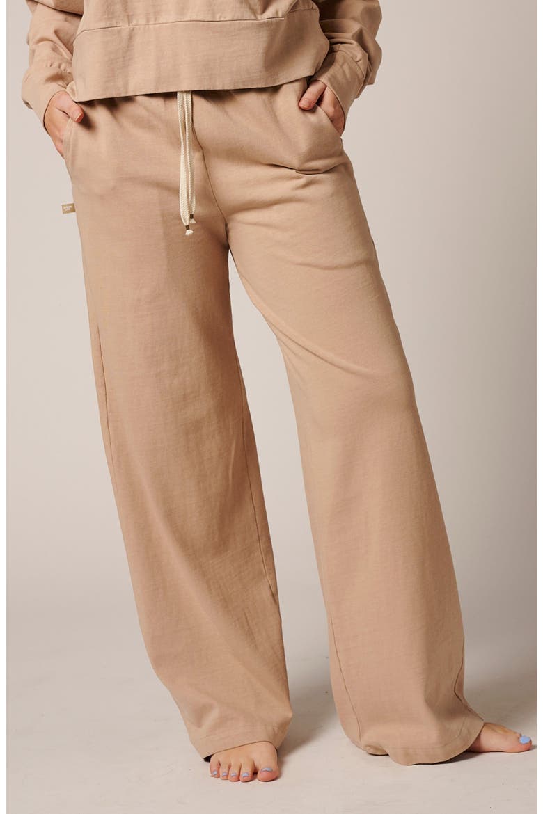 Womens Cotton Lounge Pant, Main, color, Bronzite