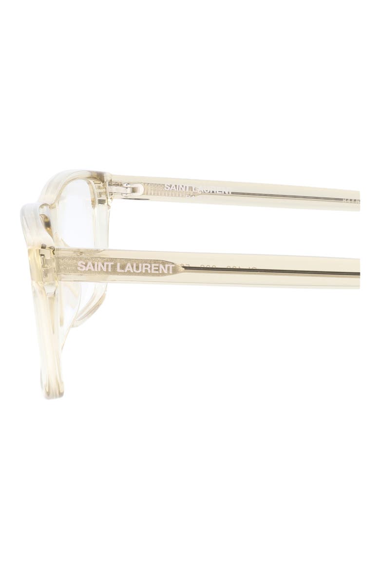 Core 58mm Square Optical Glasses, Alternate, color, YELLOW YELLOW TRANSPARENT