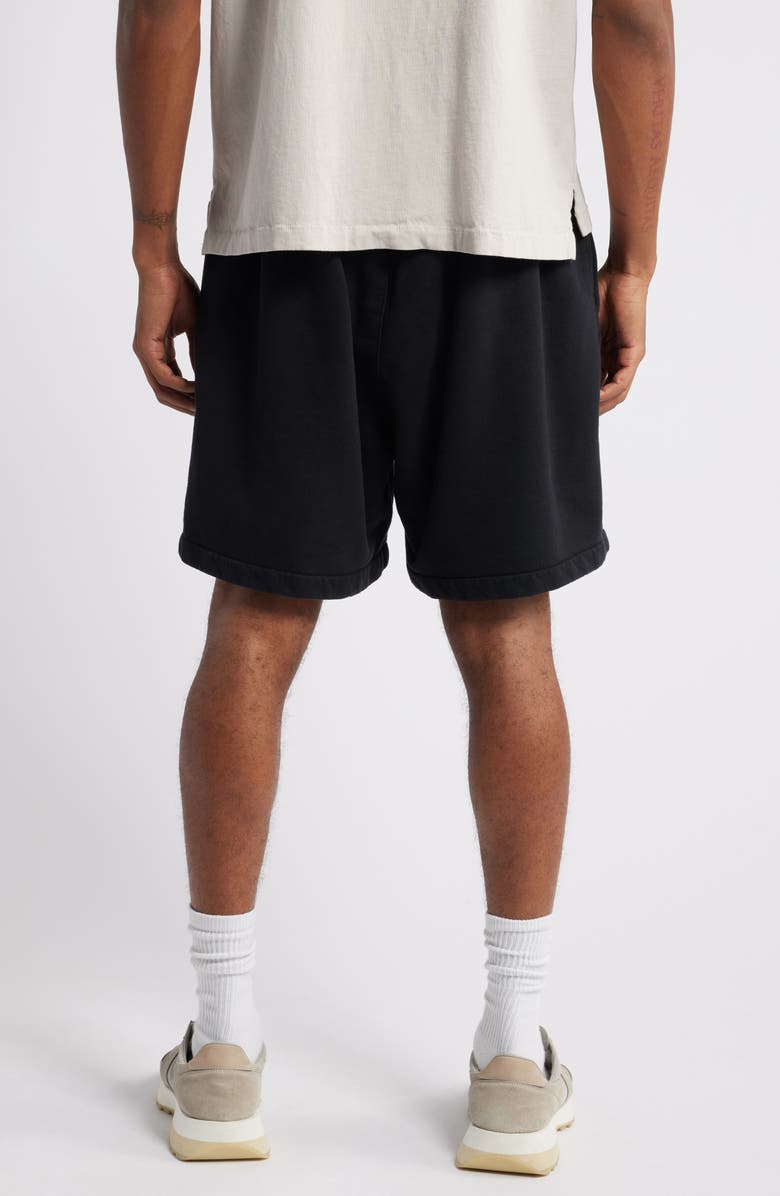 Fear of God Essentials Gender Inclusive Heavy Cotton Fleece Soccer Shorts, Alternate, color, 